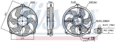 WENTYLATOR CHLODNICY NISSENS 850073