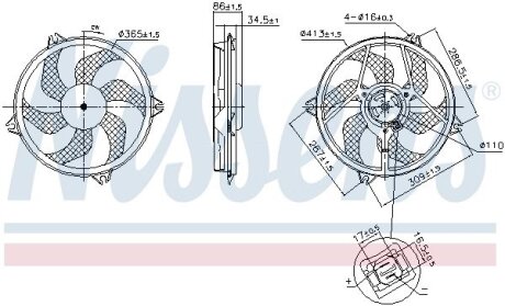 Автозапчасть NISSENS 850093