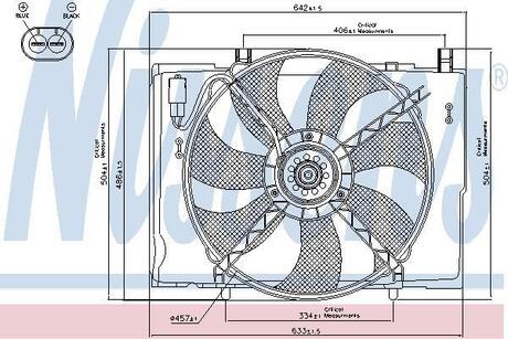 Вентилятор радиатора NISSENS 85290