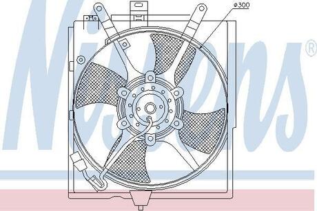Вентилятор радиатора NISSENS 85298 (фото 1)