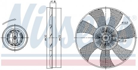 Автозапчасть NISSENS 86222