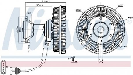 Автозапчасть NISSENS 86242