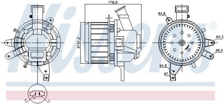 DMUCHAWA FIAT 500L 13- NISSENS 87396