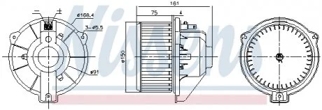 Вентилятор салона NISSENS 87429