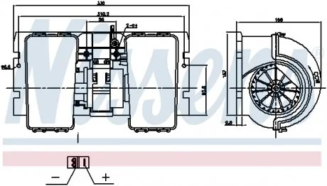 Вентилятор салону NISSENS 87790