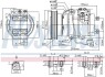 Компресор кондиціонера NISSENS 890017 (фото 5)