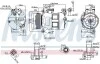 Компресор кондицiонера NISSENS 890062 (фото 8)