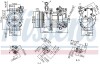 Компресор кондиціонера NISSENS 890077 (фото 7)