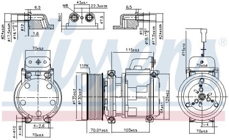 Автозапчасть NISSENS 890331