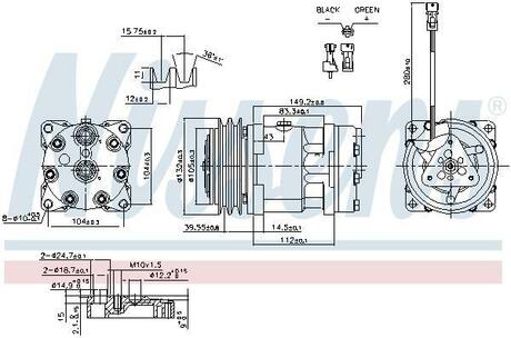 Компрессор кондиционера NISSENS 890336