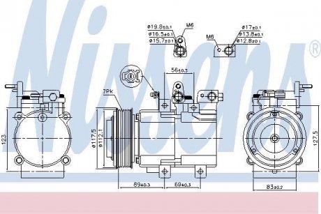 Автозапчасть NISSENS 890395