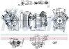 Компресор кондиціонера VOLVO S60 II, S80 II, V60 I, V60 II, V70 III, XC60 I, XC70 II 1.5/2.0/2.0D 09.13-12.21 890593