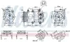 Компрессор кондиционера NISSENS 890655 (фото 7)