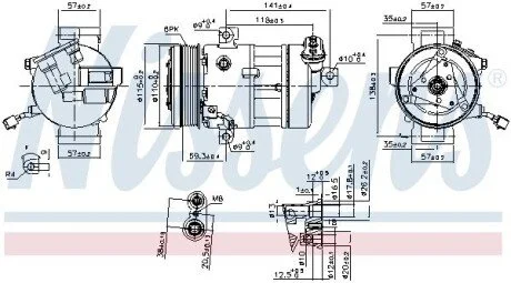 Автозапчасть NISSENS 890667