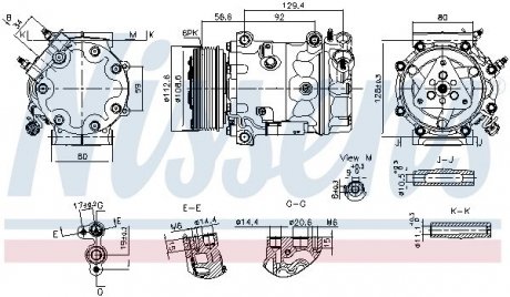 Компресор кондиціонера NISSENS 890780