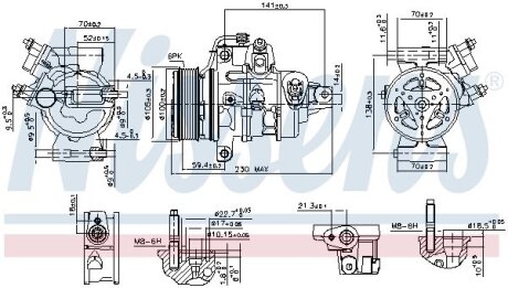 Автозапчасть NISSENS 890787