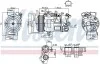 Компресор кондиціонера NISSENS 890802 (фото 6)