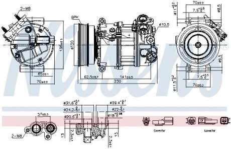 Компресор кондиціонера First Fit NISSENS 891004 (фото 1)