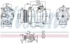 Компресор кондиціонера IVECO DAILY III, DAILY IV, DAILY V, DAILY VI 2.3D/3.0CNG/3.0D 07.99- 891005