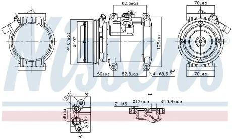 Автозапчасть NISSENS 891011