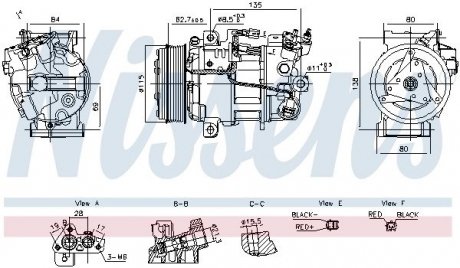 Компресор кондиціонера First Fit NISSENS 891042