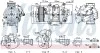 Компресор кондиціонера TOYOTA AURIS, AVENSIS, COROLLA, MATRIX, VERSO 1.33-2.0 11.06-10.18 NISSENS 891069 (фото 1)