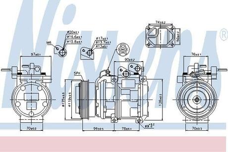 Компресор кондиціонера NISSENS 89166