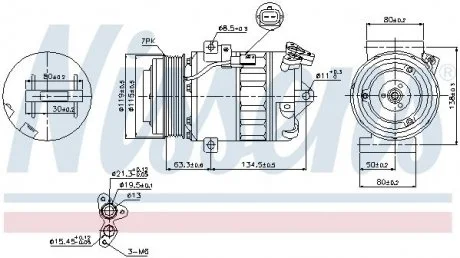 Компресор кондиціонера First Fit NISSENS 89313 (фото 1)