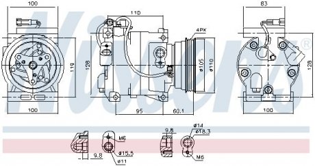 Автозапчастина NISSENS 89364