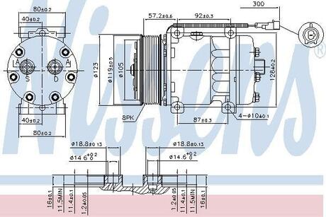 Компресор кондиціонера NISSENS 89416