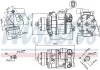 Компрессор кондиционера NISSENS 89418 (фото 5)