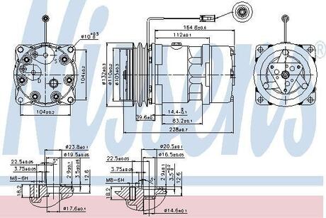 Компресор кондиціонера NISSENS 89439