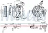 Компрессор кондиционера NISSENS 89576 (фото 6)