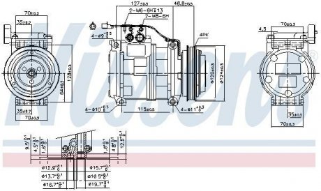 Автозапчастина NISSENS 89699