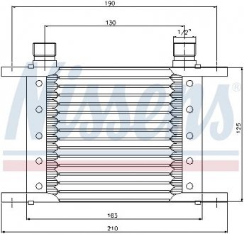 Охладитель смазки NISSENS 90063