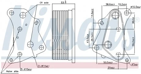 Охладитель смазки NISSENS 91202