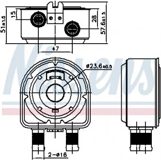 Радіатор NISSENS 91295