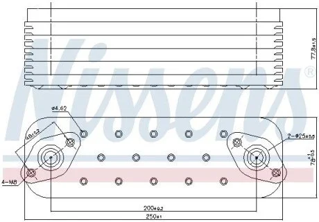 Охолоджувач мастила NISSENS 91465