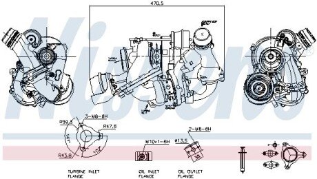 TURBOSPR─ś┼╗ARKA DB C-KLASA 2.2 14- NISSENS 93310 (фото 1)