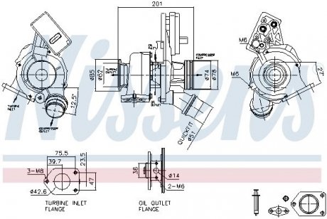 TURBOSPREZARKA MINI MINI 1.6D 08- NISSENS 93519