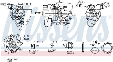 TURBOSPREZARKA 5008 1.6THP 12-17 NISSENS 93557