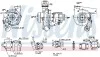 Турбокомпресор (із монтажним набором) MERCEDES ACTROS, ACTROS MP2 / MP3, ATEGO, ATEGO 2, OH, TOURISMO (O 350), TRAVEGO (O 580), VARIO, VARIO (B667, B670, B668) OM542.925-OM942.911 NISSENS 93579 (фото 1)