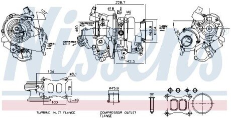 TURBOSPR─ś┼╗ARKA SKODA OCTAVIA 2.0D 13- NISSENS 93632