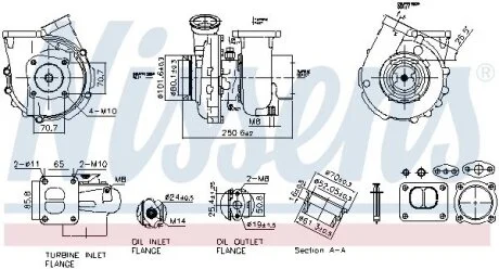 Автозапчасть NISSENS 93697