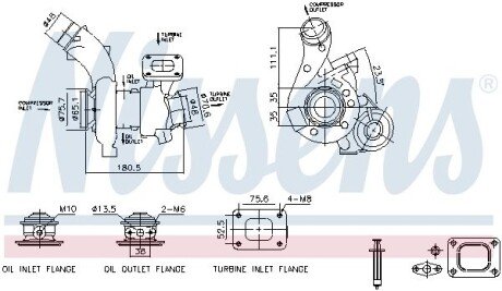 TURBOSPR─ś┼╗ARKA FIAT DUCATO 2.3 07- NISSENS 93702