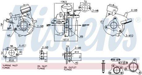 TURBOSPREZARKA NAVARA 2.5DCI 05- NISSENS 93731 (фото 1)