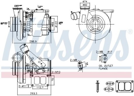 Автозапчасть NISSENS 93769