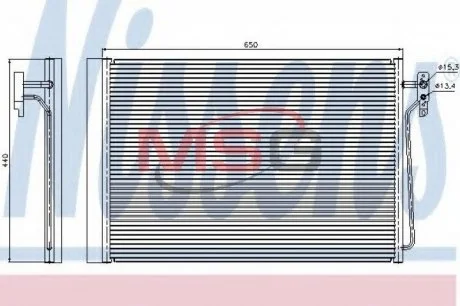 Радиатор кондиционера NISSENS 940045