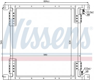 Радиатор кондиционера NISSENS 940242