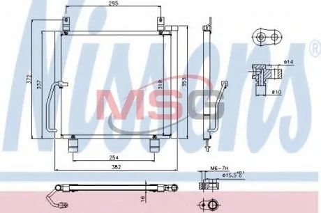 Радиатор кондиционера NISSENS 940301